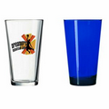 16 Oz. Blue Translucent Pint Mixing Glass (Screen Printed)